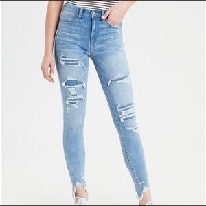 American Eagle Super High rise Jeggings size 12